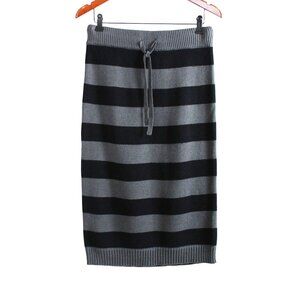 Joe Fresh Striped Knit Pencil Skirt